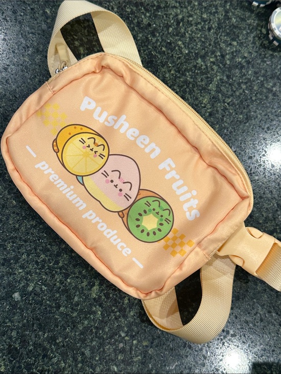 Pusheen Handbags - Pusheen fruits Peach orange Crossbody Bag purse cat pouch EUC
